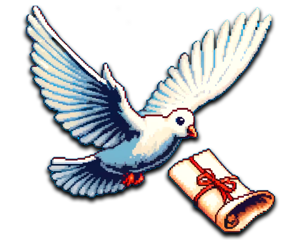 Message pigeon png